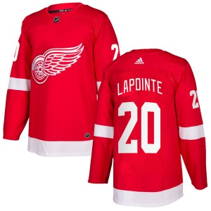 Youth Authentic Detroit Red Wings Martin Lapointe Red Home Official Adidas Jersey