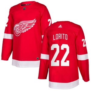 Youth Authentic Detroit Red Wings Matthew Lorito Red Home Official Adidas Jersey