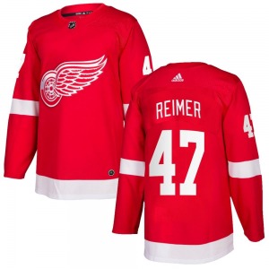Youth Authentic Detroit Red Wings James Reimer Red Home Official Adidas Jersey