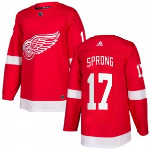 Youth Authentic Detroit Red Wings Daniel Sprong Red Home Official Adidas Jersey