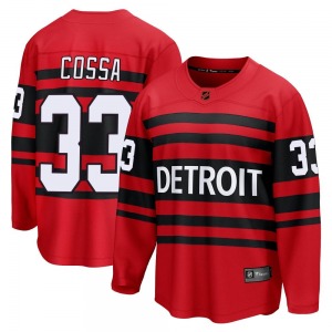 Youth Breakaway Detroit Red Wings Sebastian Cossa Red Special Edition 2.0 Official Fanatics Branded Jersey