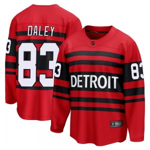 Youth Breakaway Detroit Red Wings Trevor Daley Red Special Edition 2.0 Official Fanatics Branded Jersey