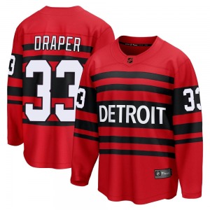 Youth Breakaway Detroit Red Wings Kris Draper Red Special Edition 2.0 Official Fanatics Branded Jersey