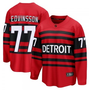 Youth Breakaway Detroit Red Wings Simon Edvinsson Red Special Edition 2.0 Official Fanatics Branded Jersey