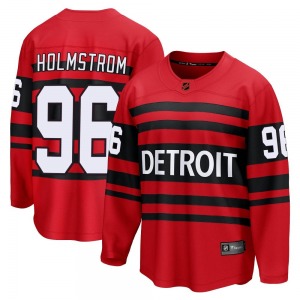 Youth Breakaway Detroit Red Wings Tomas Holmstrom Red Special Edition 2.0 Official Fanatics Branded Jersey