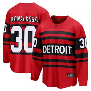 Youth Breakaway Detroit Red Wings Justin Kowalkoski Red Special Edition 2.0 Official Fanatics Branded Jersey