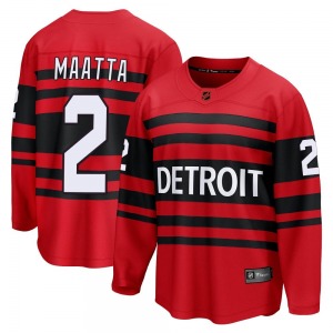 Youth Breakaway Detroit Red Wings Olli Maatta Red Special Edition 2.0 Official Fanatics Branded Jersey