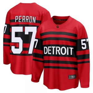 Youth Breakaway Detroit Red Wings David Perron Red Special Edition 2.0 Official Fanatics Branded Jersey