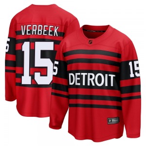 Youth Breakaway Detroit Red Wings Pat Verbeek Red Special Edition 2.0 Official Fanatics Branded Jersey