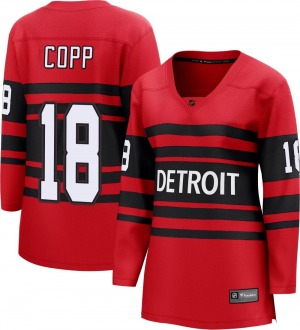 Women's Breakaway Detroit Red Wings Andrew Copp Red Special Edition 2.0 Official Fanatics Branded Jersey
