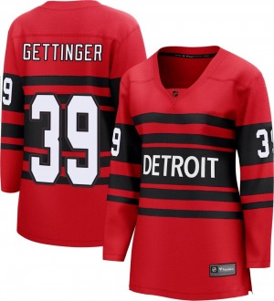 Women's Breakaway Detroit Red Wings Tim Gettinger Red Special Edition 2.0 Official Fanatics Branded Jersey