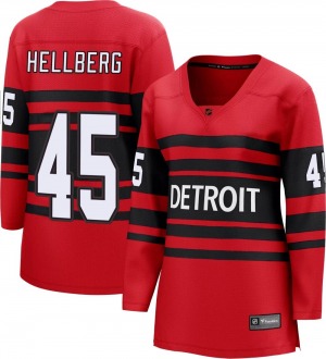 Women's Breakaway Detroit Red Wings Magnus Hellberg Red Special Edition 2.0 Official Fanatics Branded Jersey