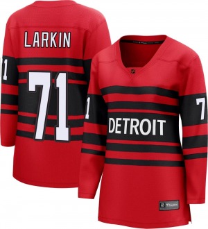 Women's Breakaway Detroit Red Wings Dylan Larkin Red Special Edition 2.0 Official Fanatics Branded Jersey