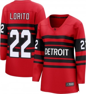 Women's Breakaway Detroit Red Wings Matthew Lorito Red Special Edition 2.0 Official Fanatics Branded Jersey