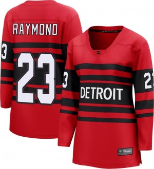 Women's Breakaway Detroit Red Wings Lucas Raymond Red Special Edition 2.0 Official Fanatics Branded Jersey