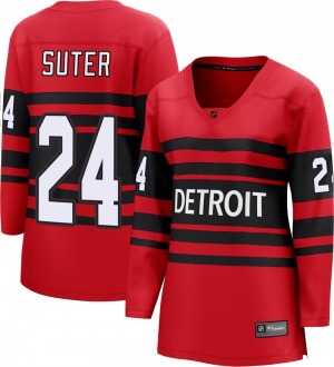 Women's Breakaway Detroit Red Wings Pius Suter Red Special Edition 2.0 Official Fanatics Branded Jersey