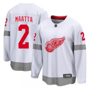 Youth Breakaway Detroit Red Wings Olli Maatta White 2020/21 Special Edition Official Fanatics Branded Jersey