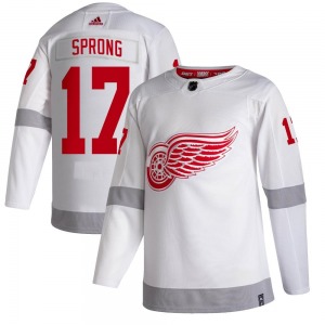 Youth Authentic Detroit Red Wings Daniel Sprong White 2020/21 Reverse Retro Official Adidas Jersey