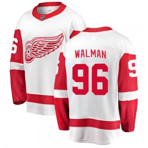 Youth Breakaway Detroit Red Wings Jake Walman White Away Official Fanatics Branded Jersey