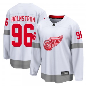 Adult Breakaway Detroit Red Wings Tomas Holmstrom White 2020/21 Special Edition Official Fanatics Branded Jersey