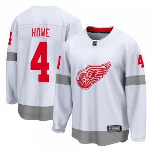 Adult Breakaway Detroit Red Wings Mark Howe White 2020/21 Special Edition Official Fanatics Branded Jersey