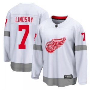 Adult Breakaway Detroit Red Wings Ted Lindsay White 2020/21 Special Edition Official Fanatics Branded Jersey