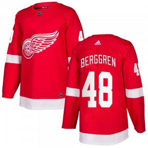 Adult Authentic Detroit Red Wings Jonatan Berggren Red Home Official Adidas Jersey