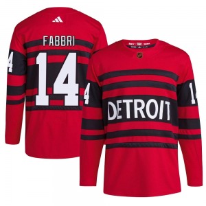 Adult Authentic Detroit Red Wings Robby Fabbri Red Reverse Retro 2.0 Official Adidas Jersey