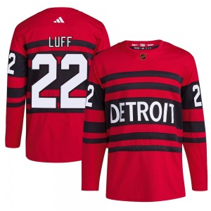 Adult Authentic Detroit Red Wings Matt Luff Red Reverse Retro 2.0 Official Adidas Jersey
