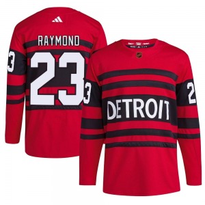 Adult Authentic Detroit Red Wings Lucas Raymond Red Reverse Retro 2.0 Official Adidas Jersey