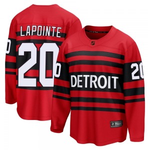 Adult Breakaway Detroit Red Wings Martin Lapointe Red Special Edition 2.0 Official Fanatics Branded Jersey