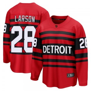 Adult Breakaway Detroit Red Wings Reed Larson Red Special Edition 2.0 Official Fanatics Branded Jersey