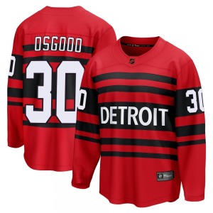 Adult Breakaway Detroit Red Wings Chris Osgood Red Special Edition 2.0 Official Fanatics Branded Jersey