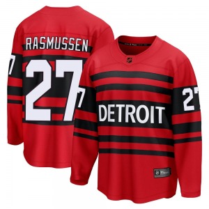 Adult Breakaway Detroit Red Wings Michael Rasmussen Red Special Edition 2.0 Official Fanatics Branded Jersey
