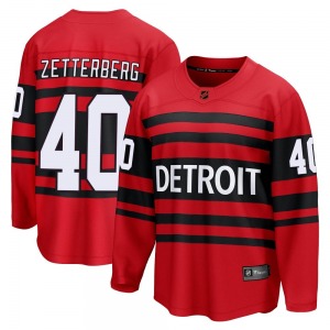 Adult Breakaway Detroit Red Wings Henrik Zetterberg Red Special Edition 2.0 Official Fanatics Branded Jersey