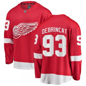 Youth Breakaway Detroit Red Wings Alex DeBrincat Red Home Official Fanatics Branded Jersey