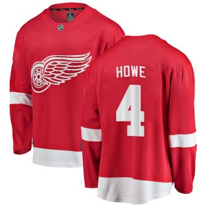 Youth Breakaway Detroit Red Wings Mark Howe Red Home Official Fanatics Branded Jersey