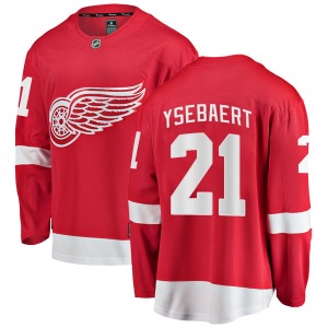 Youth Breakaway Detroit Red Wings Paul Ysebaert Red Home Official Fanatics Branded Jersey