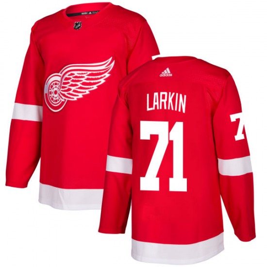 Adult Authentic Detroit Red Wings Dylan Larkin Red Official Adidas Jersey