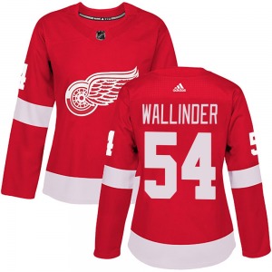 Women's Authentic Detroit Red Wings William Wallinder Red Home Official Adidas Jersey