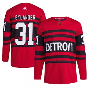 Youth Authentic Detroit Red Wings Carter Gylander Red Reverse Retro 2.0 Official Adidas Jersey