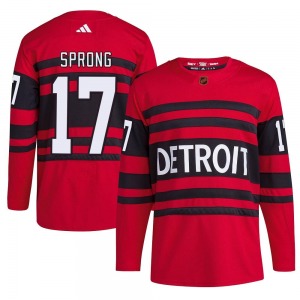 Youth Authentic Detroit Red Wings Daniel Sprong Red Reverse Retro 2.0 Official Adidas Jersey