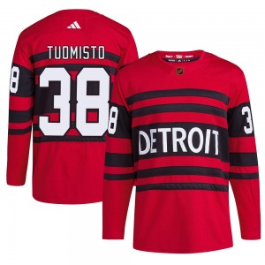 Youth Authentic Detroit Red Wings Antti Tuomisto Red Reverse Retro 2.0 Official Adidas Jersey