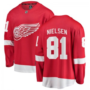 Adult Breakaway Detroit Red Wings Frans Nielsen Red Home Official Fanatics Branded Jersey