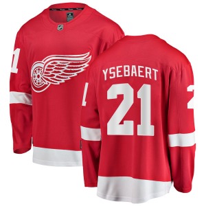 Adult Breakaway Detroit Red Wings Paul Ysebaert Red Home Official Fanatics Branded Jersey