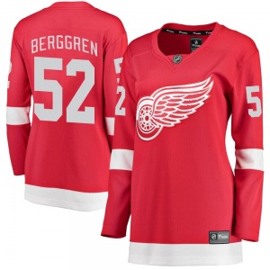 Women's Breakaway Detroit Red Wings Jonatan Berggren Red Home Official Fanatics Branded Jersey
