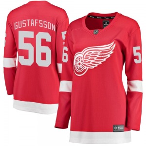Women's Breakaway Detroit Red Wings Erik Gustafsson Red Home Official Fanatics Branded Jersey