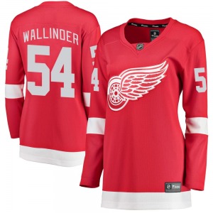 Women's Breakaway Detroit Red Wings William Wallinder Red Home Official Fanatics Branded Jersey