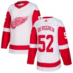 Youth Authentic Detroit Red Wings Jonatan Berggren White Official Adidas Jersey