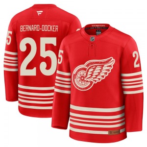 Adult Premium Detroit Red Wings Jacob Bernard-Docker Red Centennial Official Fanatics Jersey